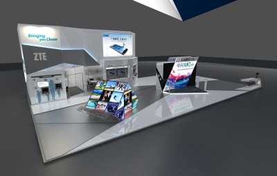 ZTE中興通訊通信展臺設(shè)計與舞臺搭建全攻略