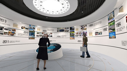 融合智慧與互動 教育企業(yè)多媒體展廳的舞臺式設(shè)計新思路